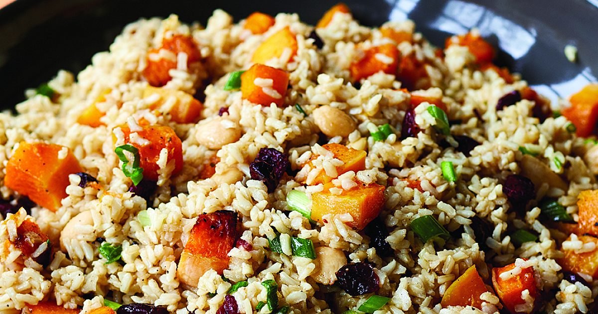 Barefoot Contessa Warm Brown Rice & Butternut Squash