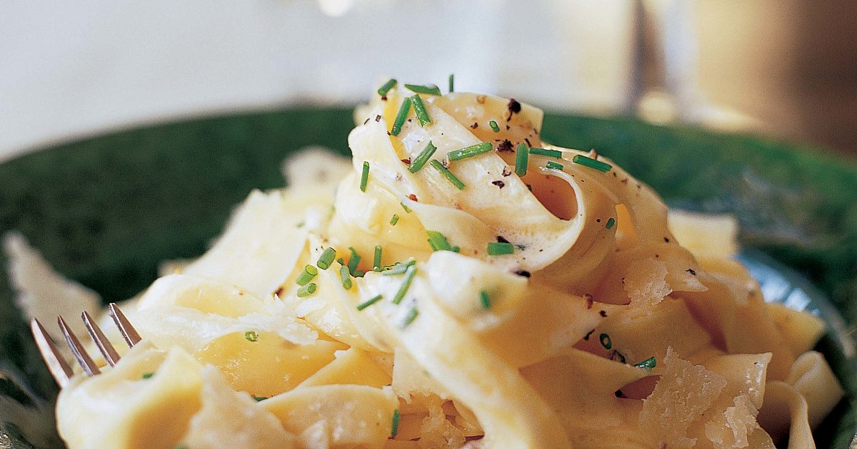 Barefoot Contessa Tagliarelle with Truffle Butter!