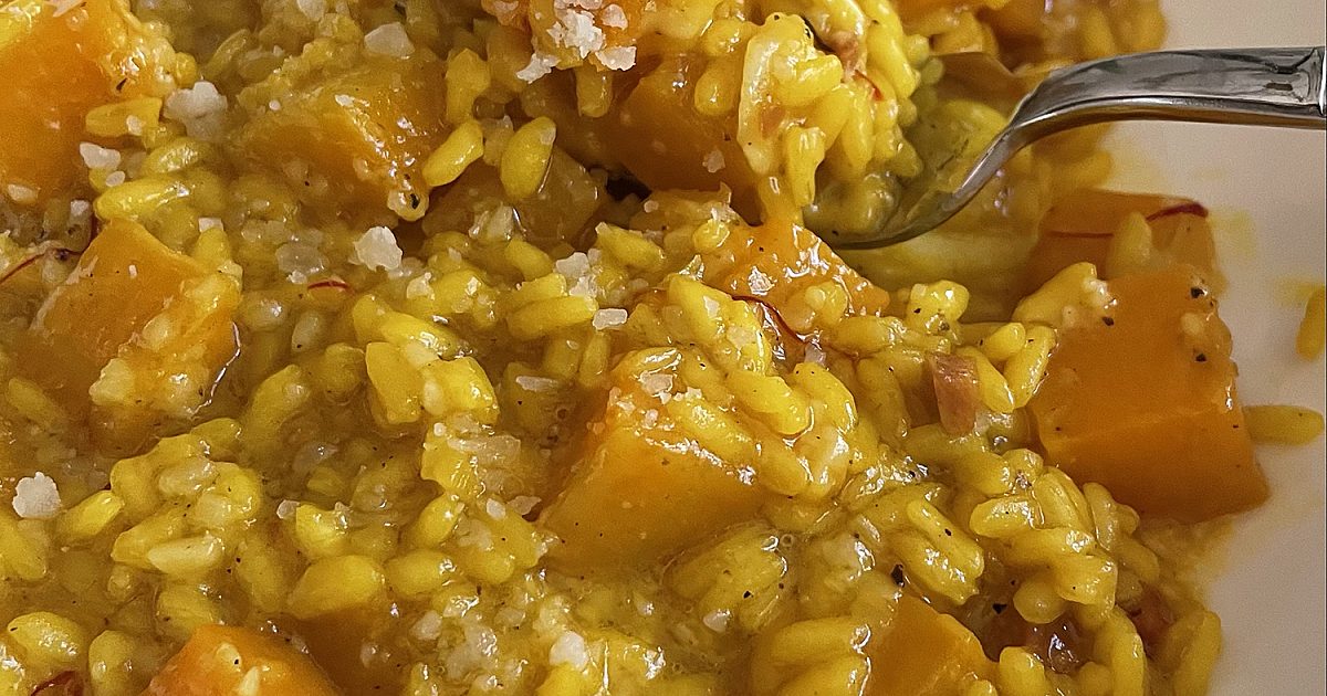 Barefoot Contessa Saffron Risotto with Butternut Squash