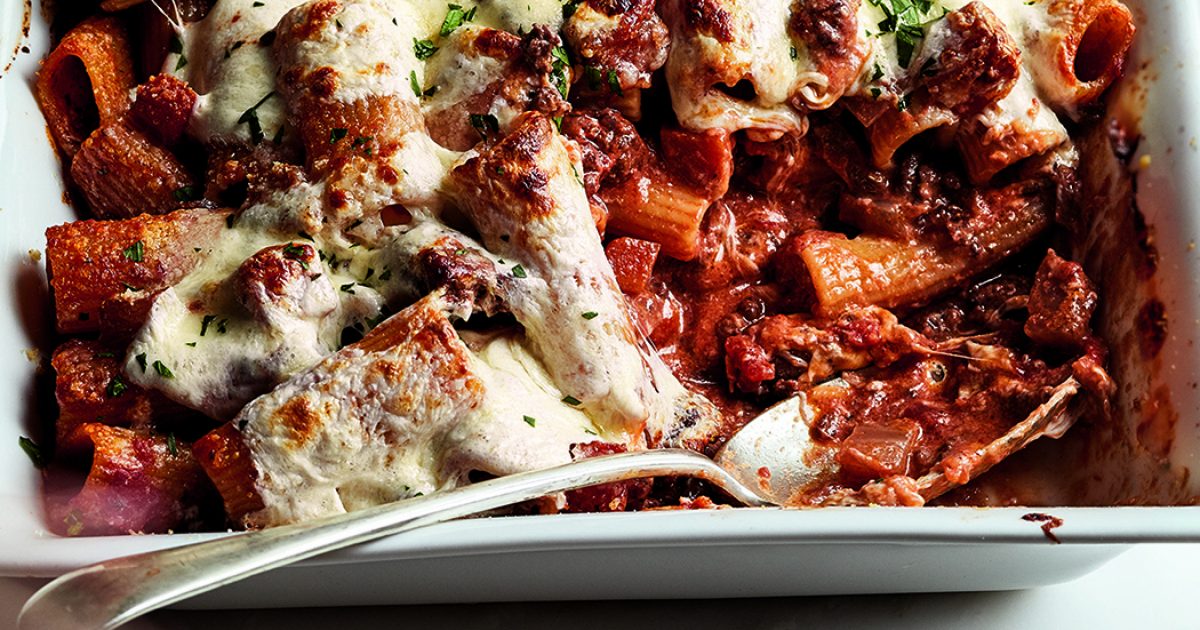 Barefoot Contessa | Baked Rigatoni With Lamb Ragù | Recipes