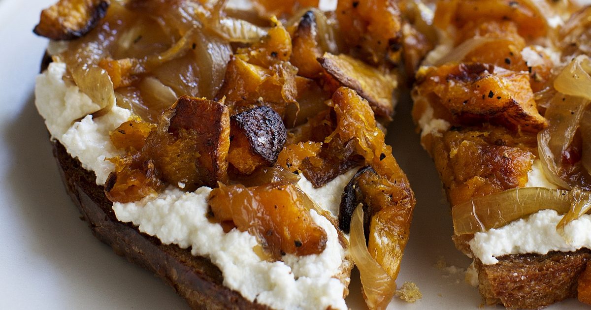Butternut Squash & Ricotta Bruschettas | Recipes-image