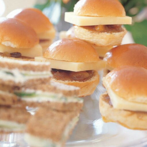 Cheddar and Chutney on Brioche