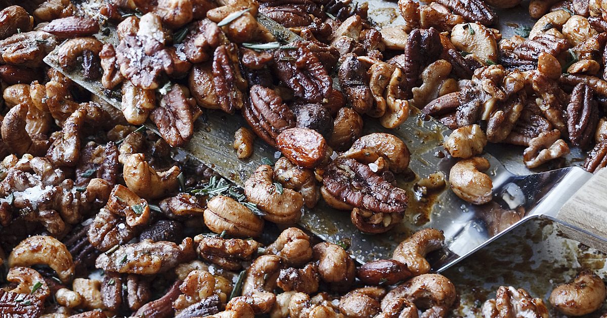 Chipotle and Rosemary Roasted Nuts | Recipes