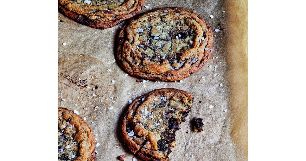 Giant Crinkled Chocolate Chip Cookies | Recipes-image