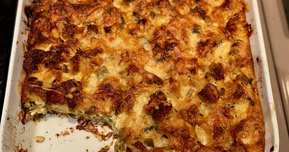 Barefoot Contessa | Herb & Apple Bread Pudding (half recipe) | Recipes