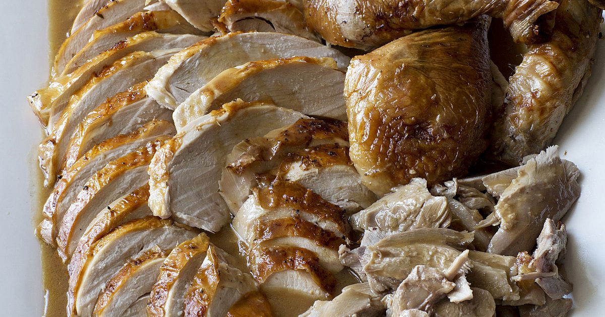 Make-Ahead Roast Turkey and Make Ahead Turkey Gravy with Onions & Sage | Recipes-image