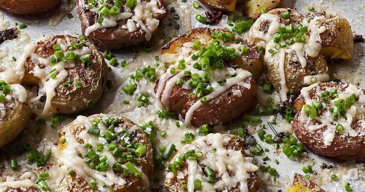 Barefoot Contessa Parmesan Chive Smashed Potatoes Recipes