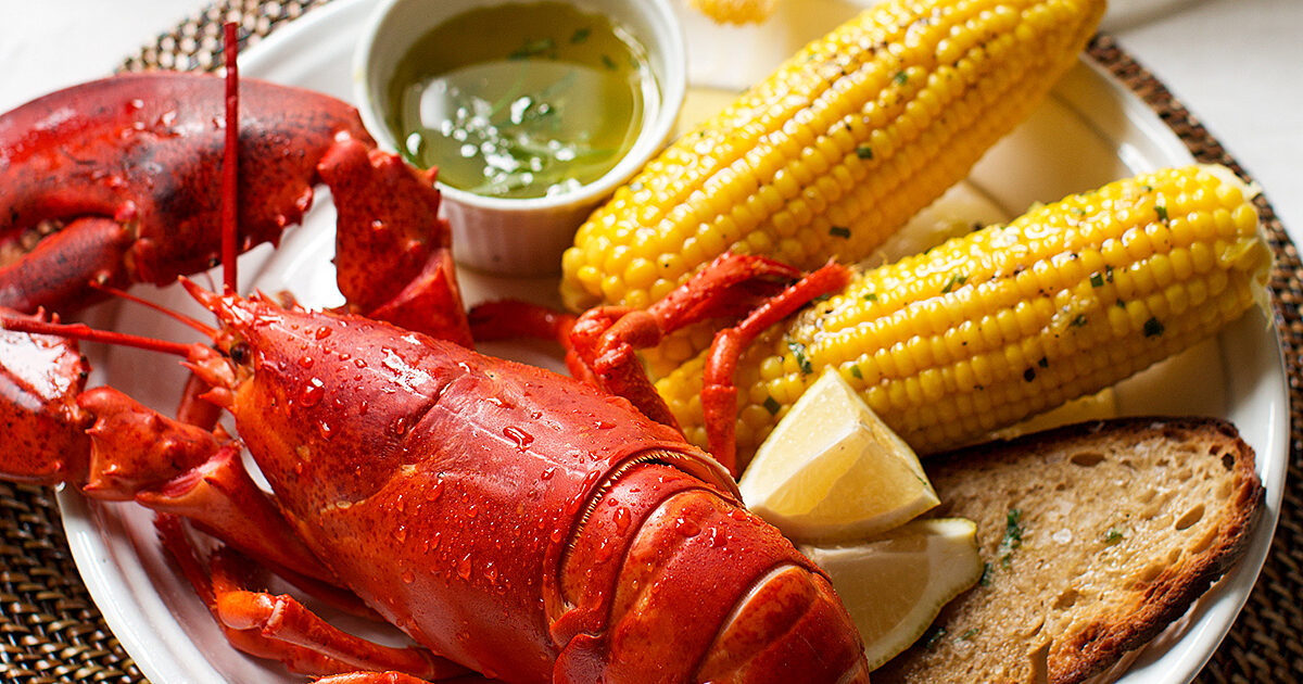 Barefoot Contessa | Perfect Poached Lobster & Corn with Tarragon…