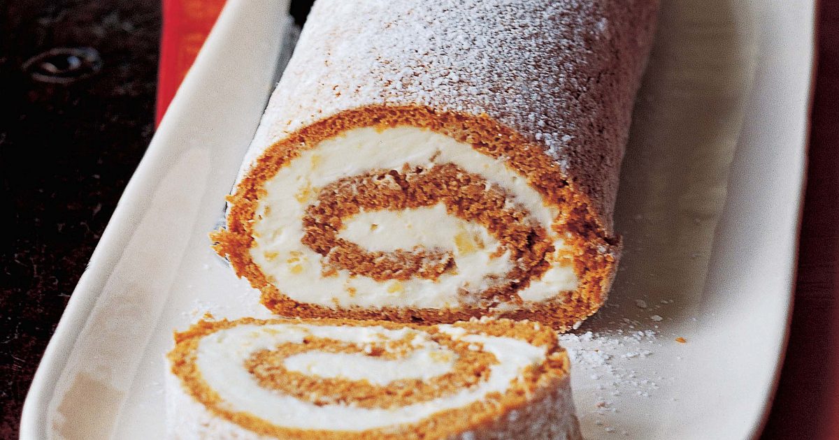 Pumpkin Roulade with Ginger Buttercream | Recipes-image