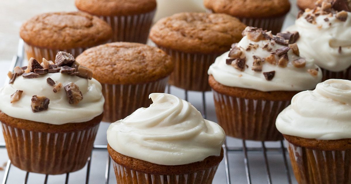 Pumpkin Spice Cupcakes with Maple Frosting | Recipes-image