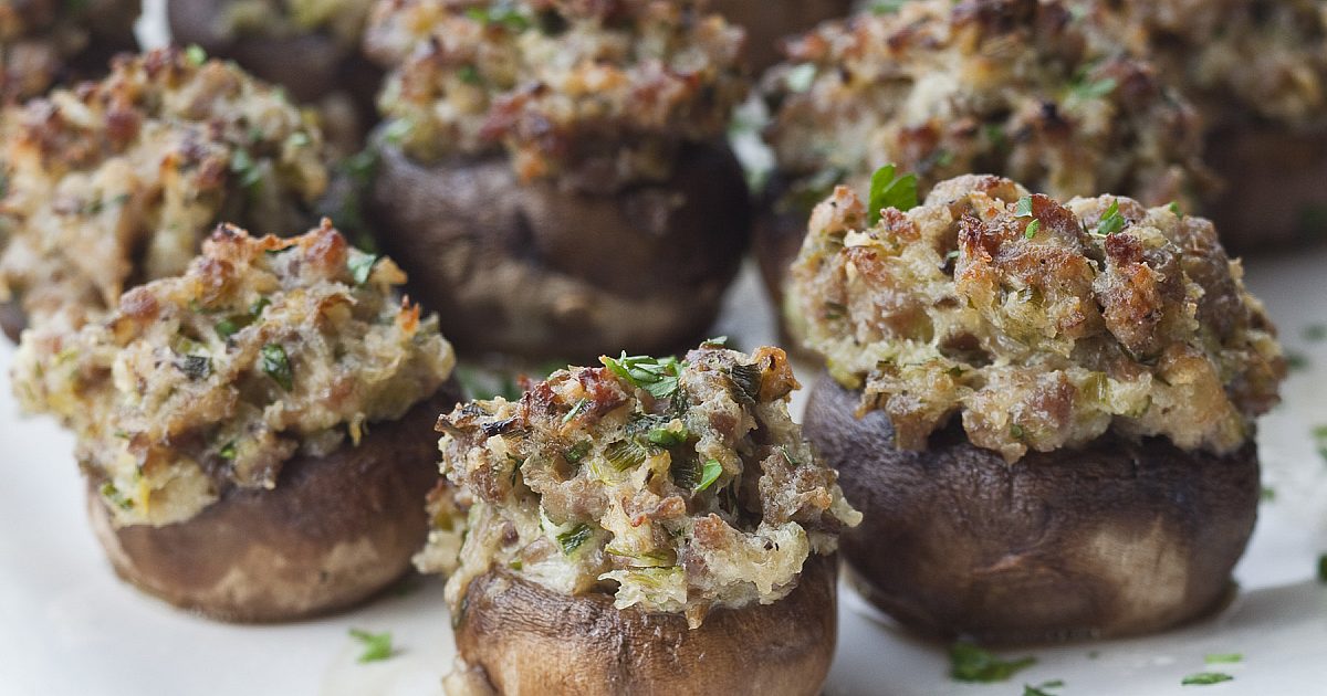 Sausage-Stuffed Mushrooms | Recipes-image