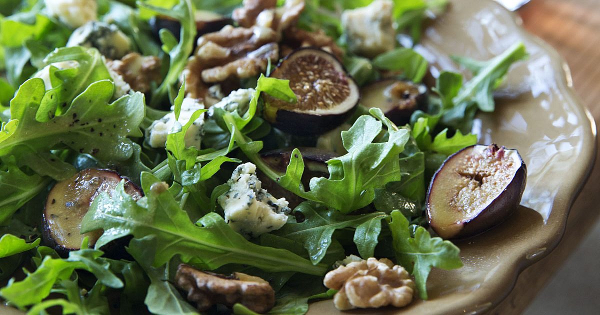 Warm Fig & Arugula Salad | Recipes-image