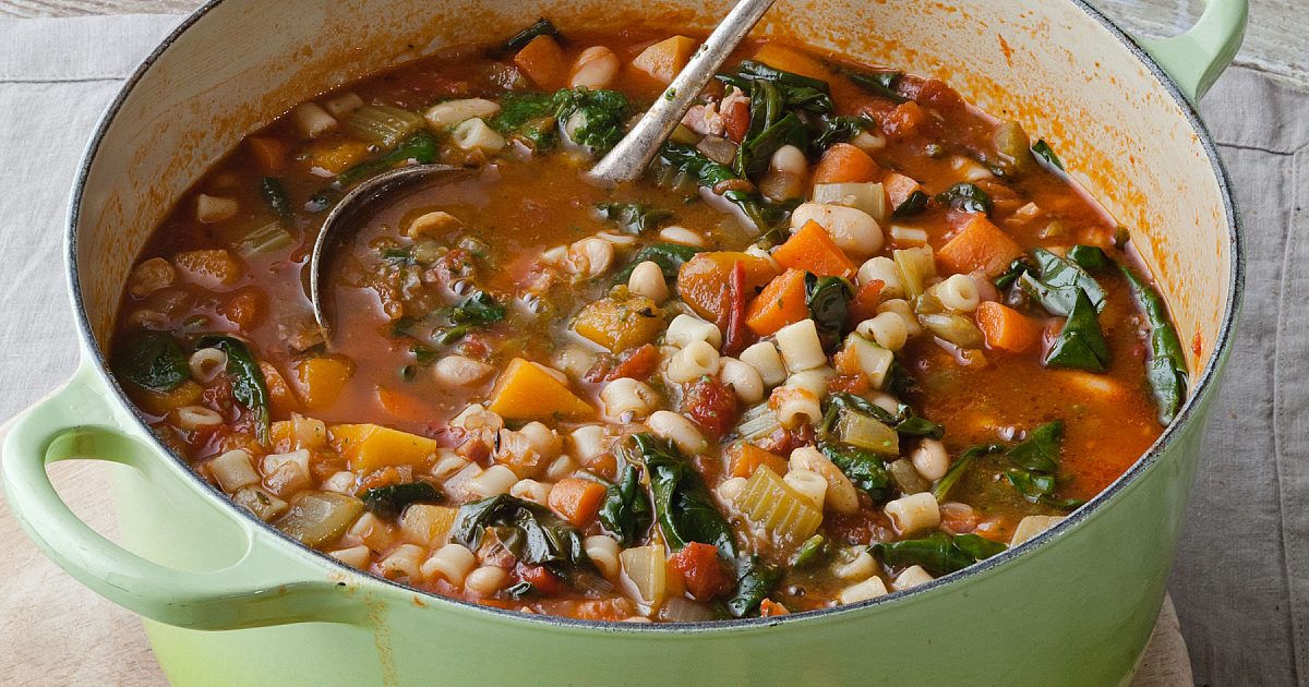 Winter Minestrone & Garlic Bruschetta | Recipes-image