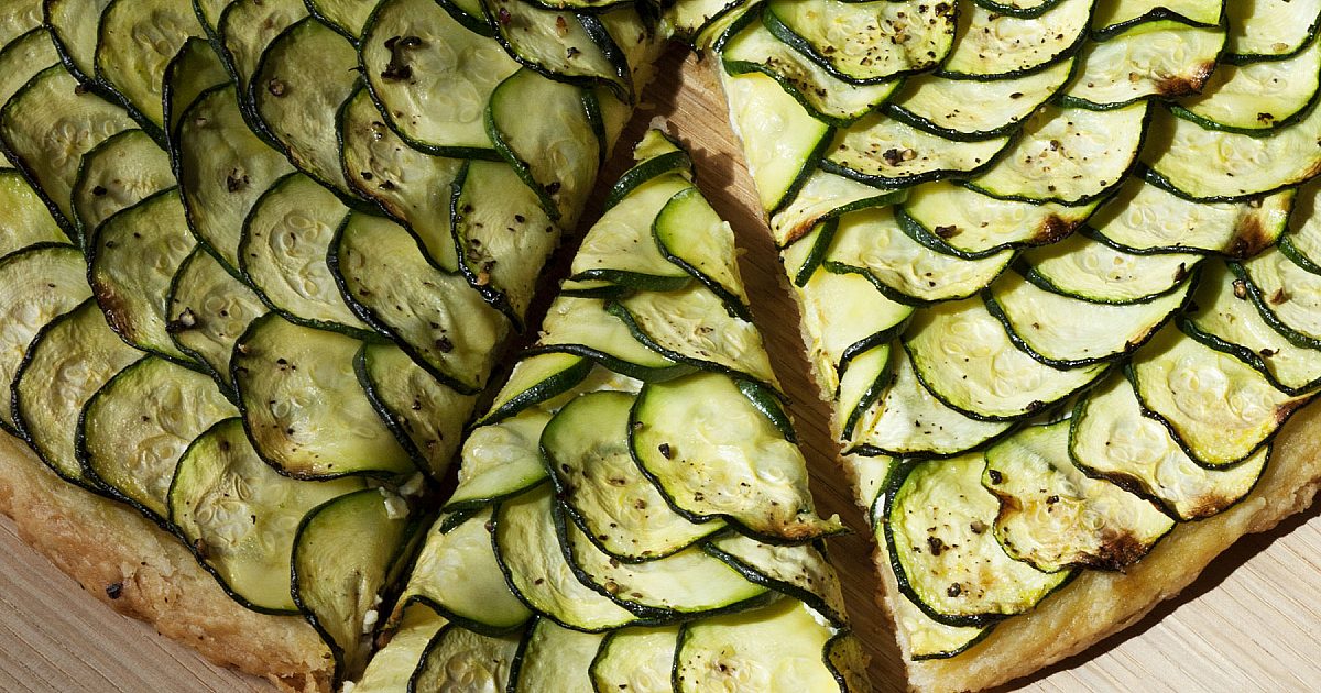 Barefoot Contessa | Zucchini & Goat Cheese Tart | Recipes